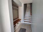 Stairs to get up to Living Room Area